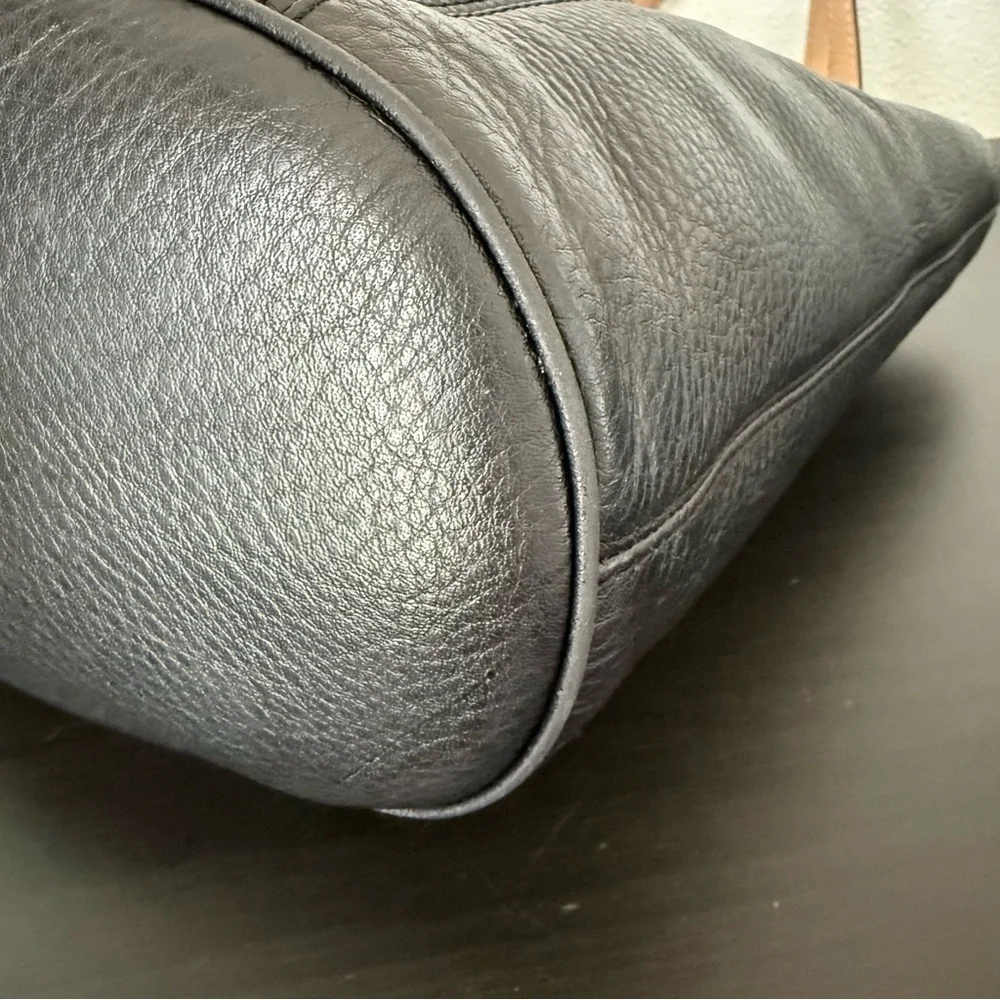 Michael Kors Pebbled Leather Jet Set Tote Shoulder Bag